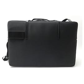 St Dupont-NEW ST DUPONT TRAVEL BAG LUGGAGE RECTANGULAR GM BLACK BANDOULIERE NEW-Black