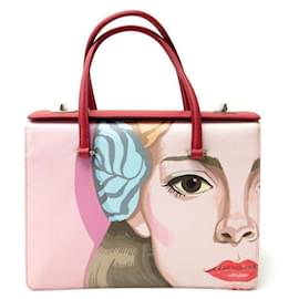 red prada saffiano bag