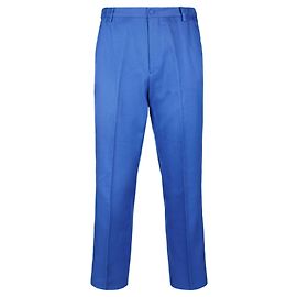 Pantalones con logo de cinta Gucci Azul