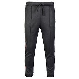 Pantaloni della tuta Gucci neri con strisce multicolore Nero