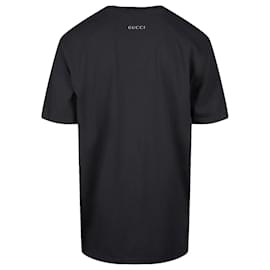 Gucci-Gucci Logo Crew neck T-Shirt-Black