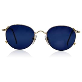 Jean Paul Gaultier-Vintage Gold Metal 55-2176 Sunglasses 48/19 140MM-Golden
