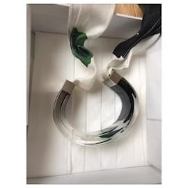 Dior-Bracelet « Dior around me »-Noir,Blanc,Vert foncé,Bijouterie argentée
