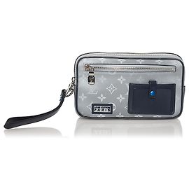 Louis Vuitton Gris Monogram Satellite Alpha Pochette Noir Gris