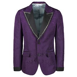 Giacca jacquard in broccato Gucci Multicolore