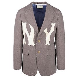 Blazer con logo Gucci NY Multicolore