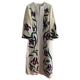 Tory Burch vestido caftán Iris Multicolor