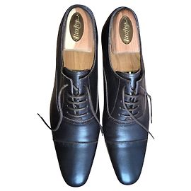 Richelieu Model N.D.C. made by hand, Dark brown leather, Pointure 43 Dark brown