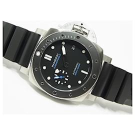 Panerai-PANERAI Submersible 42 MM ceramic bezel PAM00683 Genuine goods Mens-Black