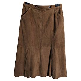 Gerard Darel saia de camurça Marrom Castanho claro Caramelo