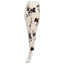 Pantalón Ryder de crepé de viscosa Ganni L Multicolor