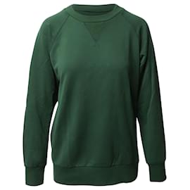 Autre Marque-Y-3 x Adidas Classic Logo Sweat Top in Green Cotton-Green
