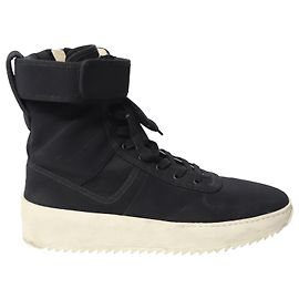 Fear of God Military Sneaker in Black Nylon Black