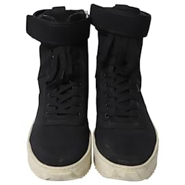 Fear of God-Fear of God Military Sneaker in Black Nylon-Black