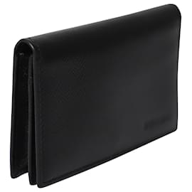 Prada-Prada Bifold Card holder in Black Saffiano Leather-Black