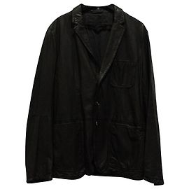 Neil Barrett Neil Barett Soft Jacke aus schwarzem Leder Schwarz