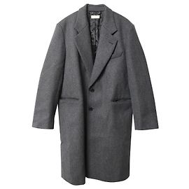 Abrigo extragrande de lana gris Dries Van Noten Gris