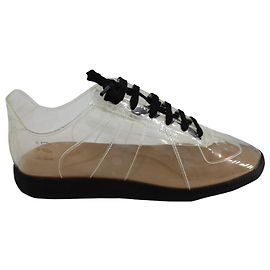 Maison Martin Margiela Maison Margiela Replica Transparent Sneaker in White Polyurethane White