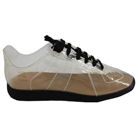 Maison Martin Margiela-Maison Margiela Replica Transparent Sneaker in White Polyurethane-White