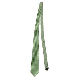 Gravata Versace em seda verde Outro
