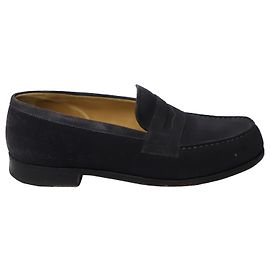 J.M. WESTON Mocassins JM Weston Moccasin en Daim Gris Foncé Gris
