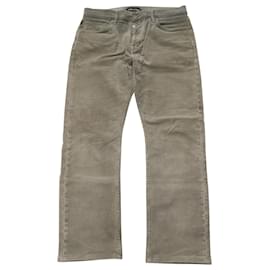 Tom Ford-Tom Ford Slim Fit Trousers in Khaki Corduroy -Green,Khaki