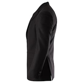 Prada-Prada Single-Breasted Jacket in Black Wool-Black