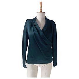 Tara Jarmon Bluse in Grün Viscose Grün