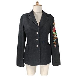 Chaqueta Blazer Christian Lacroix de algodón multicolor Multicolor