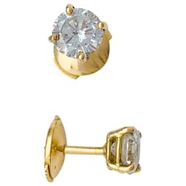 inconnue-Diamond stud earrings.-Other