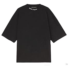 Palm Angels-CLASSIC LOGO OVER T-SHIRT-Black