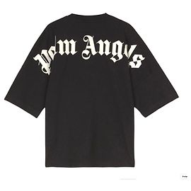 Palm Angels T-SHIRT CLASSICA CON LOGO Nero