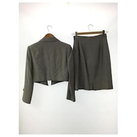 Christian Dior-Skirt suit-Grey