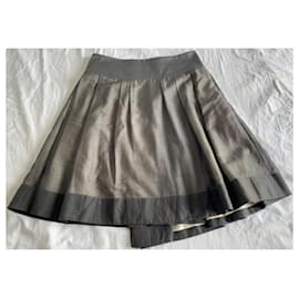 Céline-Skirts-Grey,Cream