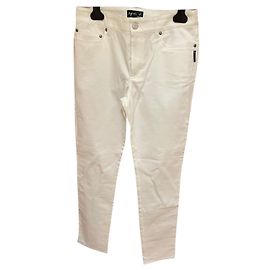 Pantalones blancos Agnès b. de algodón Blanco