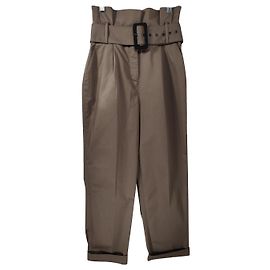 Ba&Sh Hose Khaki aus Baumwolle Khaki