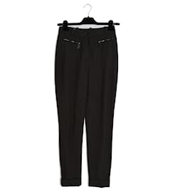 Hermès-Un pantalon, leggings-Gris anthracite