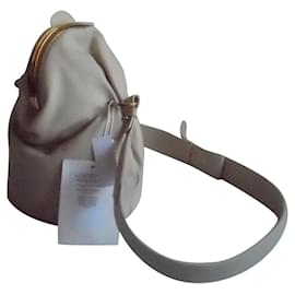 Max Mara-Handtasche aus echtem Leder MAX MARA-Aus weiß