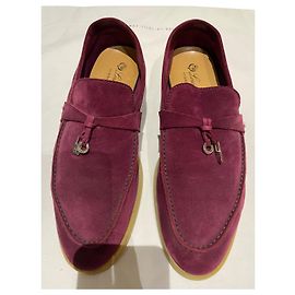 Loro Piana Des sandales Bordeaux