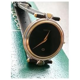 Gucci-Relógio original Gucci 4500 M relógio de pulso feminino/masculino vintage-Preto
