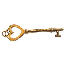 Tiffany & Co Key Pendant Sterling Silver 925 Silvery