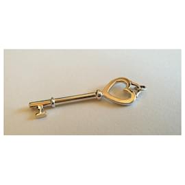 Tiffany & Co-silver key 925-Silvery