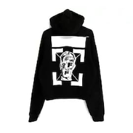 Off White Suéteres Negro Blanco