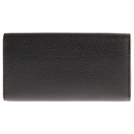 Louis Vuitton-Very beautiful Louis Vuitton Capucines wallet in soft black and pink Taurillon leather-Black