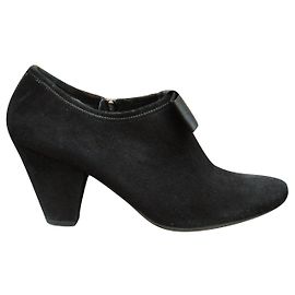 Botas de camurça Prada pretas 36 IT Preto