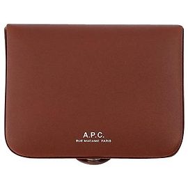 Apc Bolsa Josh em couro marrom Marrom