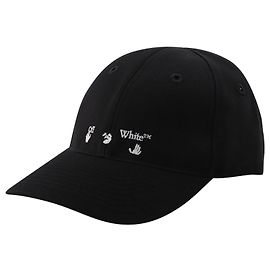 Off White Schwimmen-Mann-Baseballmütze-Schwarz-Weiß-Hüte Schwarz
