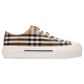 Lf Tnr Jack L Zapatillas bajas - Burberry - Beige - Algodón Castaño Beige