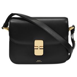 Apc Grace Mini Sac Hobo - A.P.C. - Cuir noir Noir