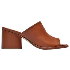 Aeyde Amanda Mules in Brown Leather Brown